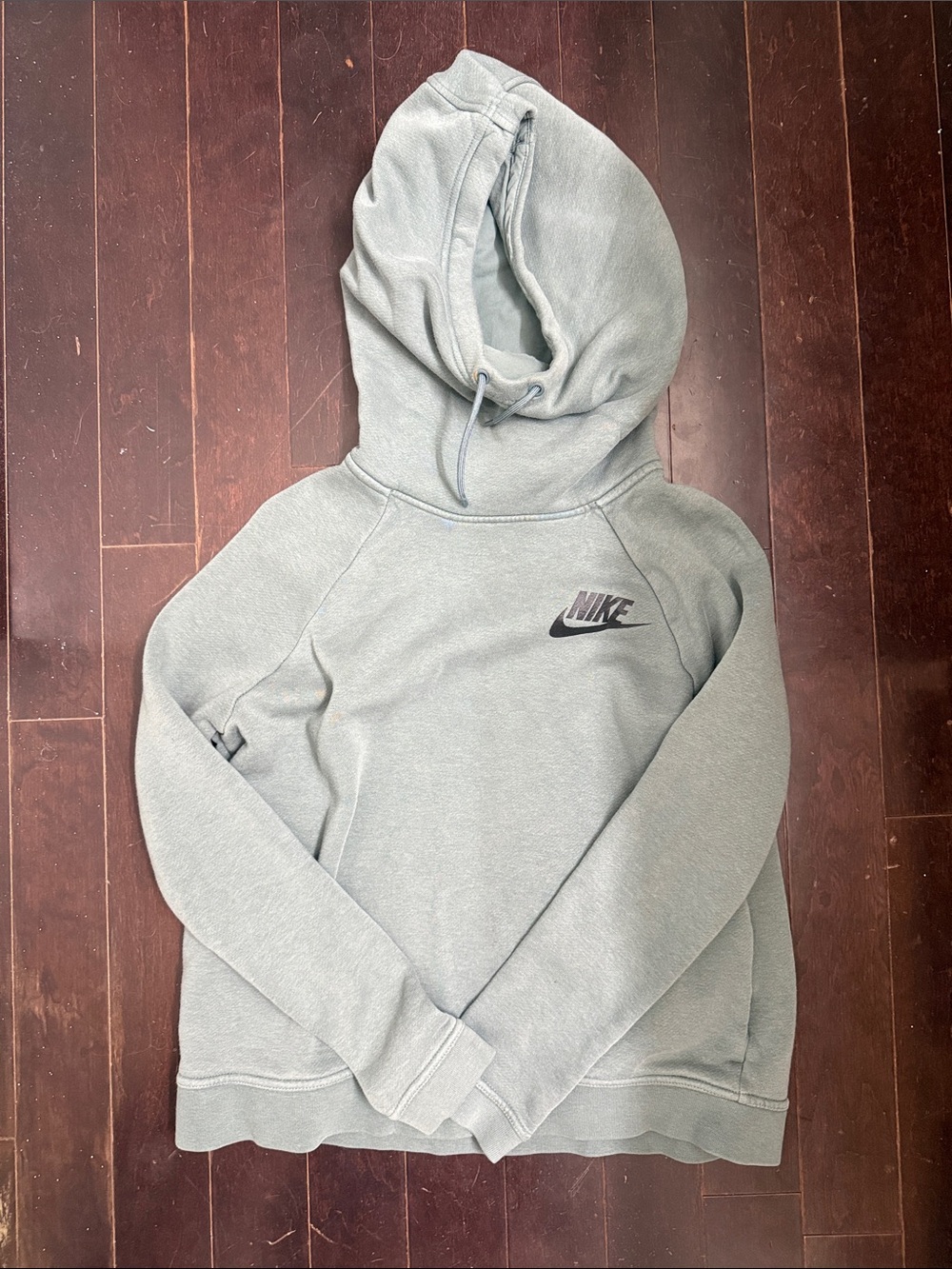 Nike Sage Green Hoodie with Black Logo